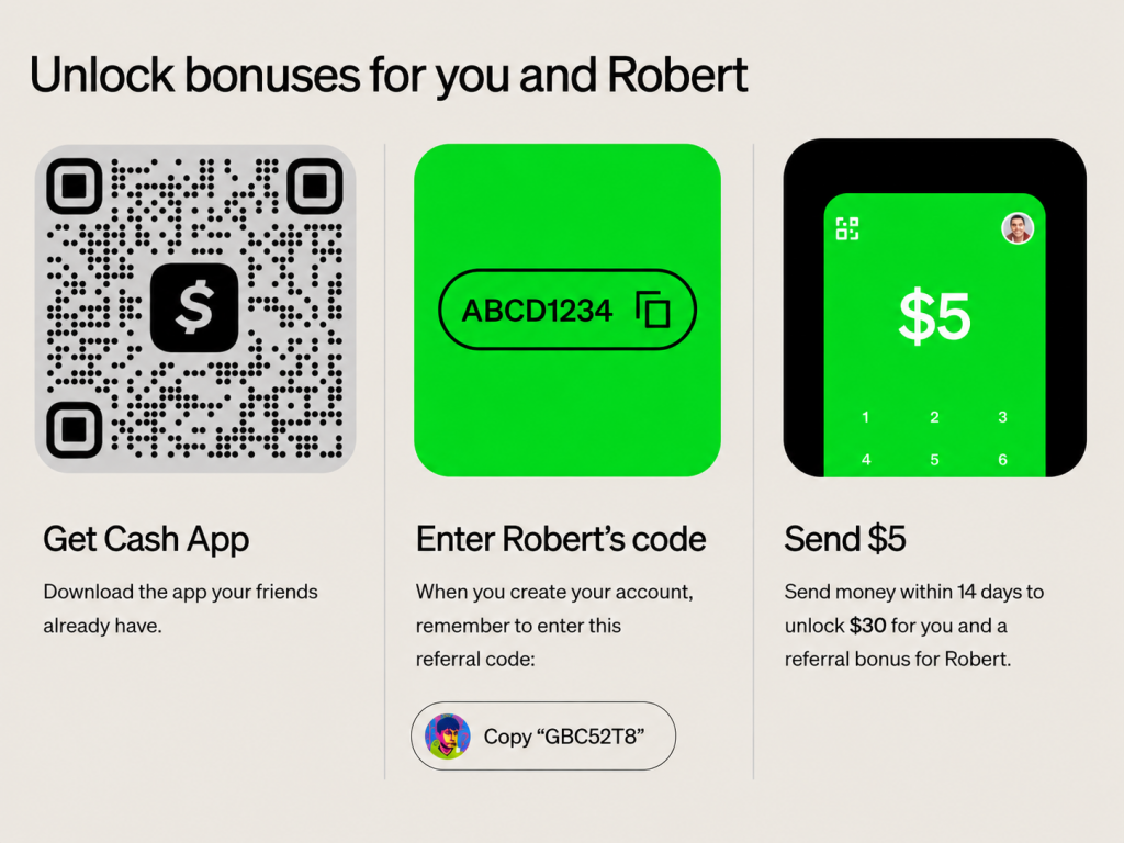 Cash App referral code